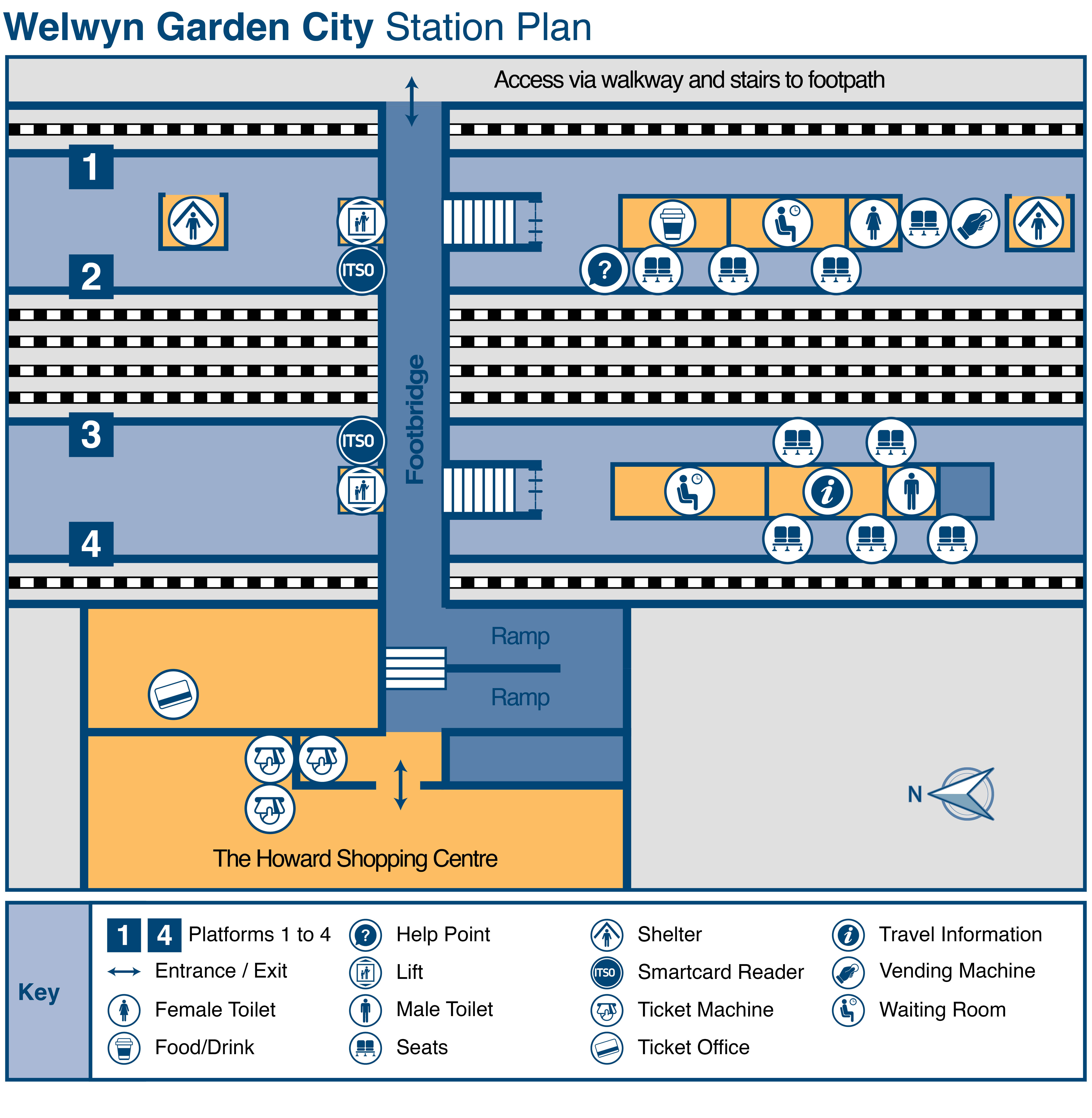 Welwyn-Garden-City Station Information | Live Departures & Arrivals for  Welwyn-Garden-City | Great Northern Railway